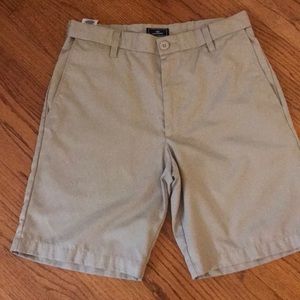 Khaki shorts very soft and wrinkle free
